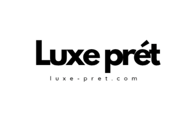 Luxe prét logo on a white background