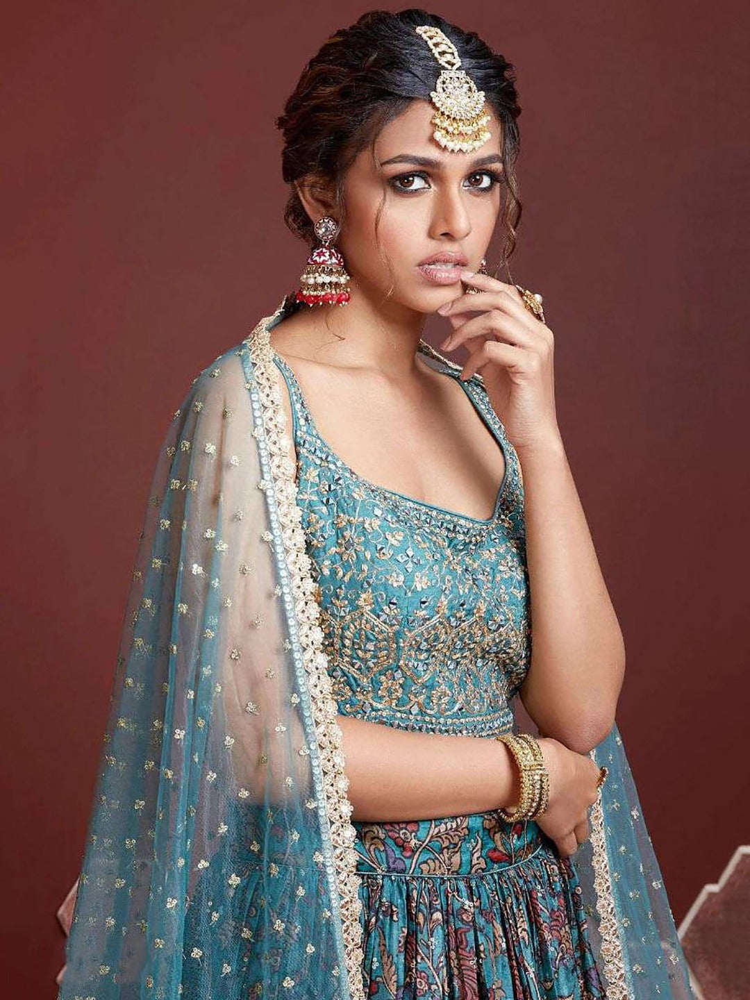 Chinon Wedding Lehenga