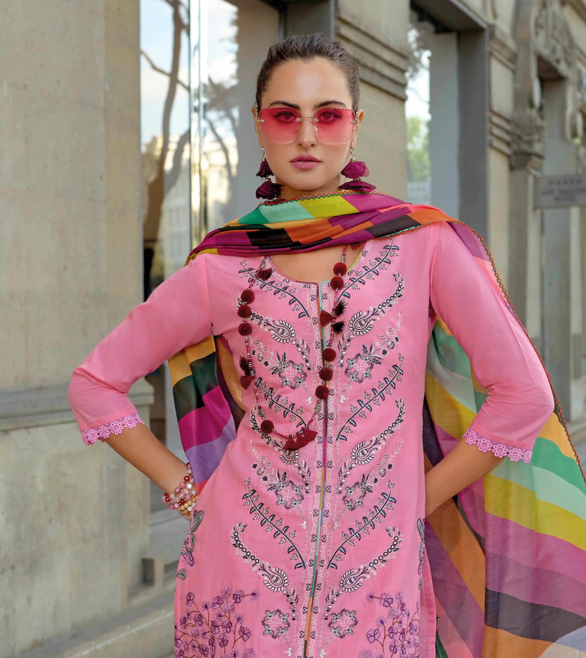 Lawn comfortable salwar suite M to XXXL - 1141