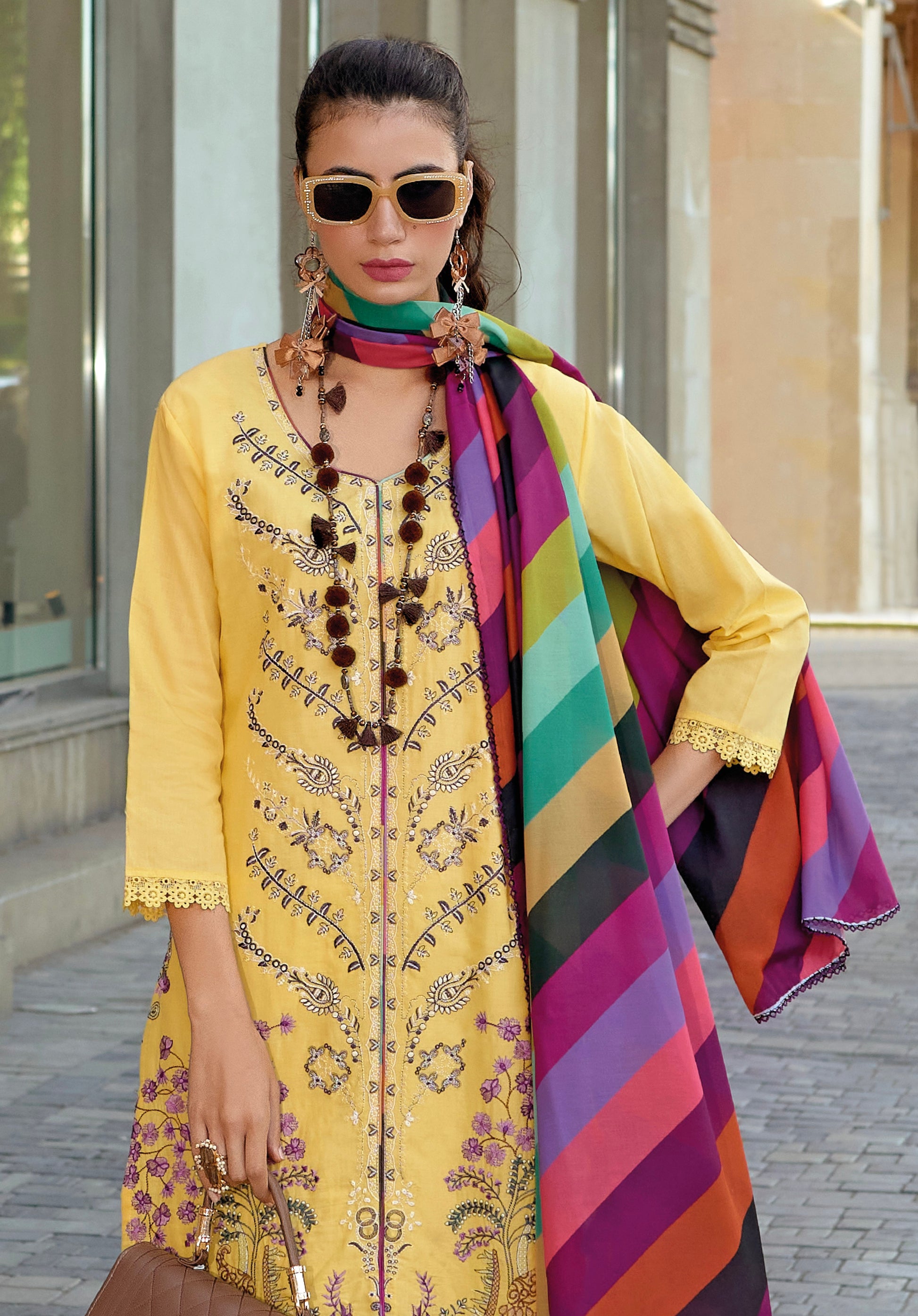 Lawn comfortable salwar suite M to XXXL - 1142