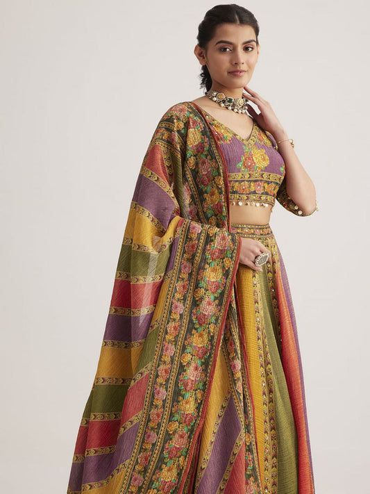 Ethnic royal lehenga - S136