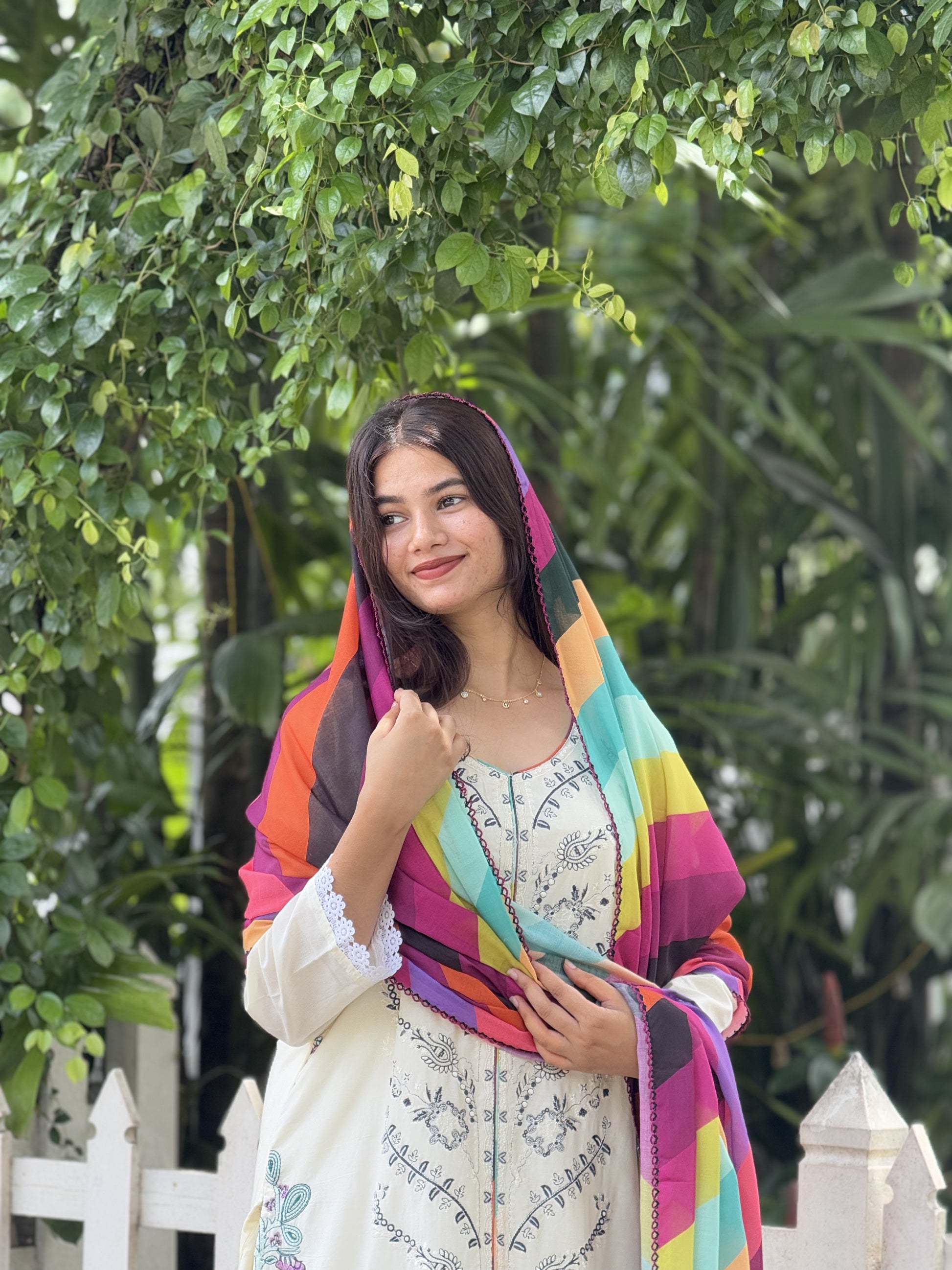 Nidha lawn comfortable salwar suite M to XXXL - 1139