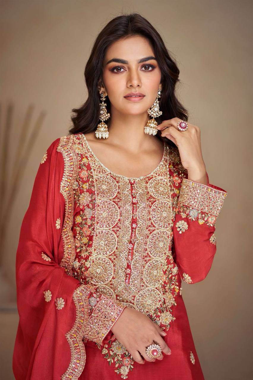 Exquisite Party Wear Premium Lehenga Suit Set with Embroidery work
